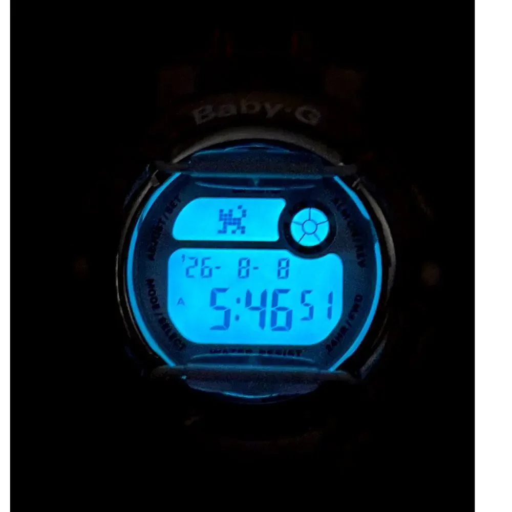 Casio Baby-G BG169R-4 Pink Clear Digital Shock Resistant 200M Women’s Watch